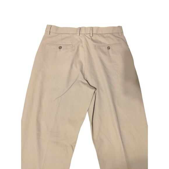 Dockers Men's Relaxed Fit 34x34 Classic Tan Chino Work Dress Pants H - Picture 3 of 12